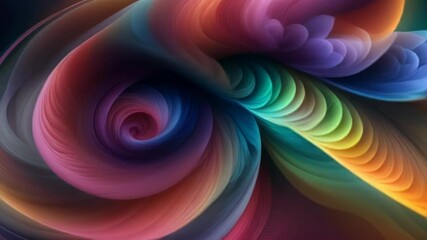 Wall Mural - Abstract multi-colored liquid background