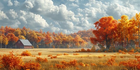 Wall Mural - National Kentucky Day Kentucky landscapes, October 19th