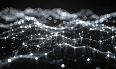 Low-poly abstract line structures network connections represent a conceptual framework.