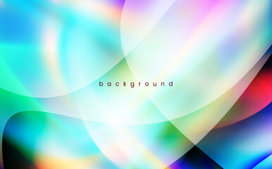 Poster - abstract colorful creative background