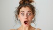 © addymawy - Amazed young woman with mouth wide open in shock and disbelief