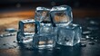 © xKas - Clear ice cubes in a chilled beverag
