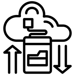 Sticker - Backup Icon