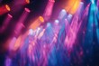 © Karn AS Images - Abstract concert lighting, blurred effects, colorful beams, party vibe on stage, side view, lively ambiance