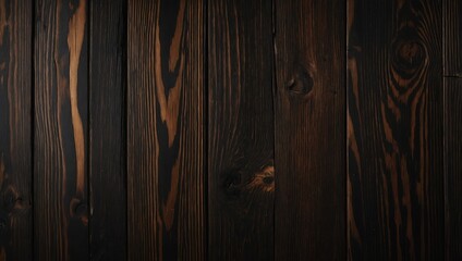 Wall Mural - Dark-toned wood background for a sophisticated look