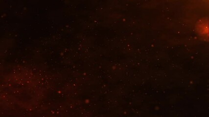 Wall Mural - shimmering, bright particles forming a line and wave flow. smoke clouds and particle background. par