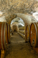 Poster - Wine cellar in Castello di Razzano, Piedmont, Italy