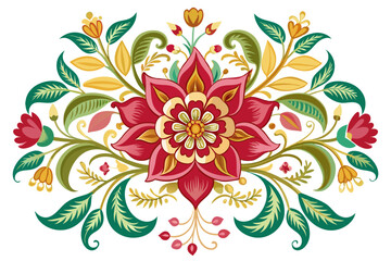 Wall Mural - Colorful outline Mandala Ornamental round doodle flower 