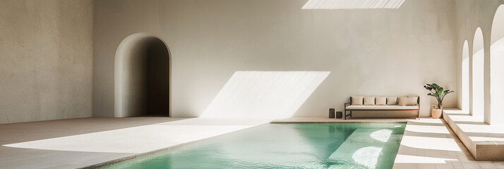 Wall Mural - house of summer. swimming pool and style life