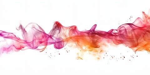 Wall Mural - Colorful splash of paint with a rainbow of colors. The colors are bright and vibrant, creating a sense of energy and excitement. The splatter of paint appears to be in motion