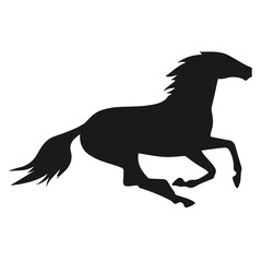 Wall Mural - silhouette of a horse