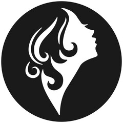 Wall Mural - silhouette of a woman