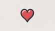 © Kseniya - A simple heart icon , minimalistic vector clip art icons