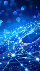 Wall Mural - abstract blue background