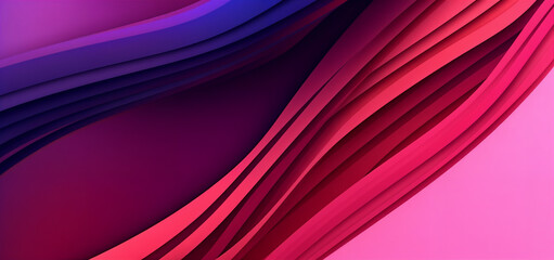 Wall Mural - a pink and purple background with wavy lines on it's side and a pink background with a red and blue stripe on the bottom