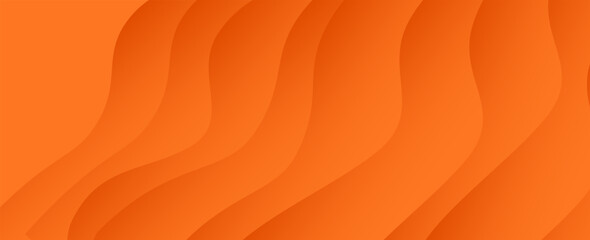 Wall Mural - orange abstract background with dynamic wavy lines texture. suitable for wallpaper, poster, banner,