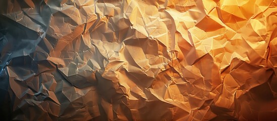 Poster - Abstract Crumpled Paper Texture