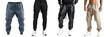 © Loki Studio - Jogger pants for men - isolated on a white background, png