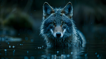 Sticker - Wolf in Rain