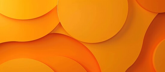 Sticker - Abstract Orange Background