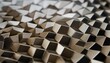 © Stella - a grid of alternating dark and light squares creating a 3d effect forming an optical illusion background