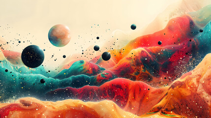 Poster - Abstract Cosmic Landscape