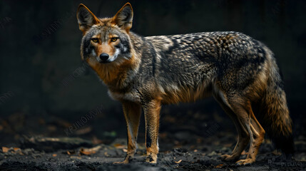 Canvas Print - Coyote in the Woods