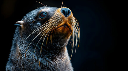 Sticker - Close-up of a Fur Seal's Face