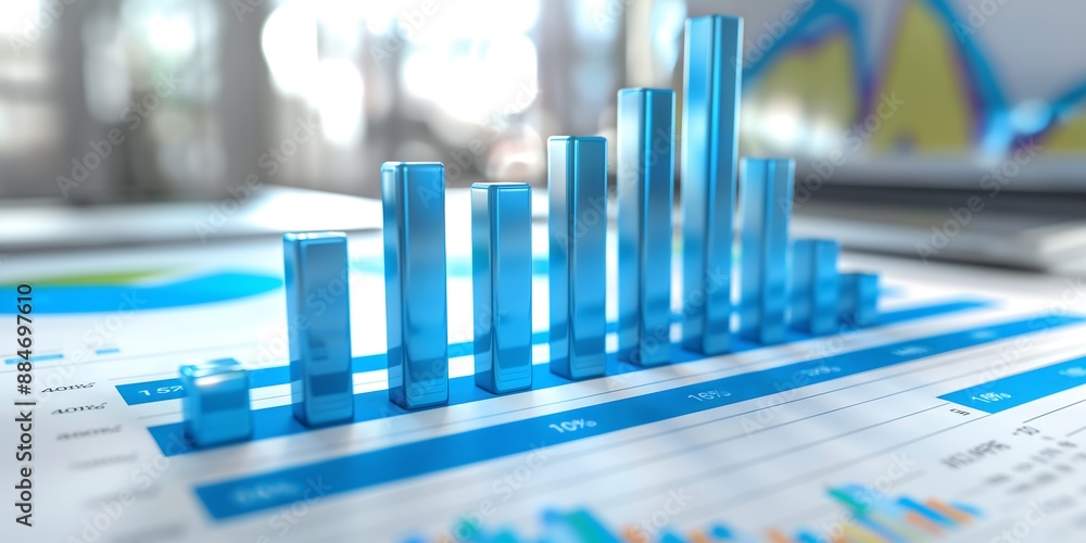 stock market chart, Performance Benchmarking A team comparing their ...