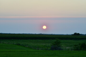 Wall Mural - Rural Sunset