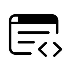 Web Development Icon Vector Symbol Design Illustration