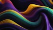 © Restu - Trendy simple color gradient abstract background with dynamic wave line effect. Vector Illustration For Wallpaper, Banner, Background, Card, Book Illustration, landing page