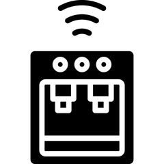 Poster - smart water dispenser icon