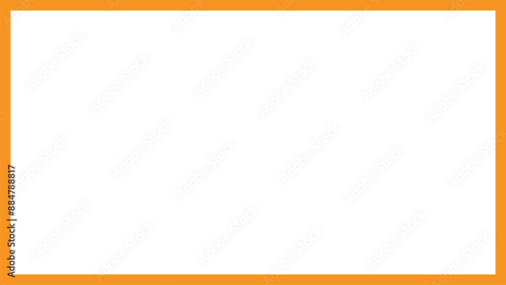 Lite Orange colors Frame 16 into 9 Ratio Size Transparent Rectangle ...