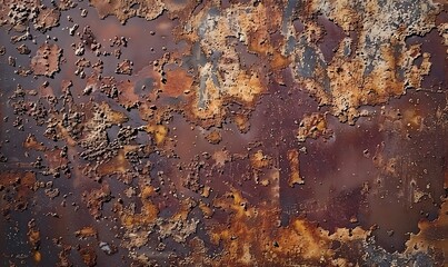 Wall Mural - rusty flat texture, Generative AI