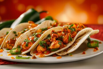 Wall Mural - Delicious Chicken Tacos