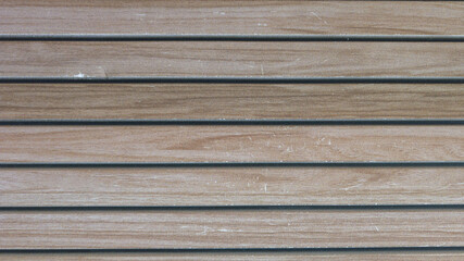 Sticker - wooden terrace made of planks wood larch background