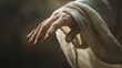 © sticker2you - A compassionate hand reaching out to touch the hem of Jesus garment