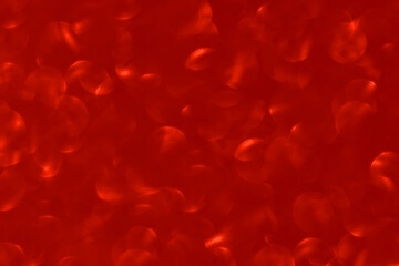 Wall Mural - Red bokeh background. Christmas, New Year, Valentine, Chinese Culture and Celebration backgrounds concepts. 