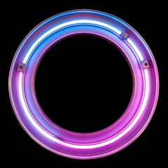 Wall Mural - A neon circle