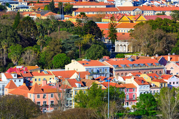 Wall Mural - Lisbon, Portugal panoramic view