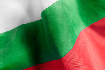 Sticker - Bulgarian flag closeup