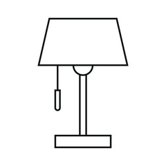 Canvas Print - Study Lamp Line