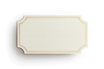 Wall Mural - Elegant blank vintage label