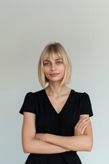 Wall Mural - Confident woman with blonde hair