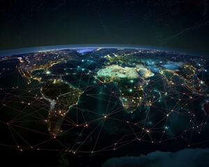 Poster - Global Network Connectivity: A Visual Representation of Interconnectedness