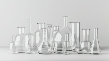 Glass labware for analysis and experiments