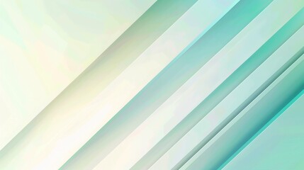 Sticker - Abstract geometric background with diagonal green lines