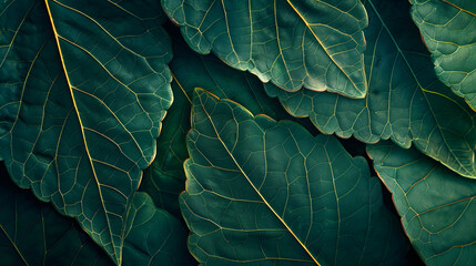 Wall Mural - close up of leaf pattern