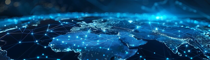 Aufkleber - Global Network Connections